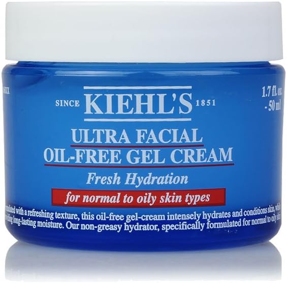Kiehl's Ultra Facial Oil-Free Gel Cream for Unisex, 1.7 Ounce