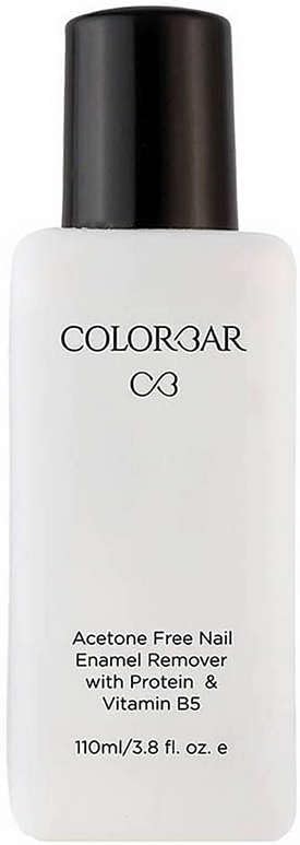 Colorbar Nail Polish Remover, 110ml | Nourishes nail | Acetone free | Infused with Vitamin B-5 | Gentle Nail Paint Remover