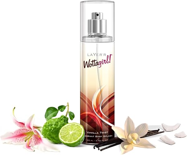 Layer'r Wottagirl Vanilla Twist Body Splash for Women 135ml