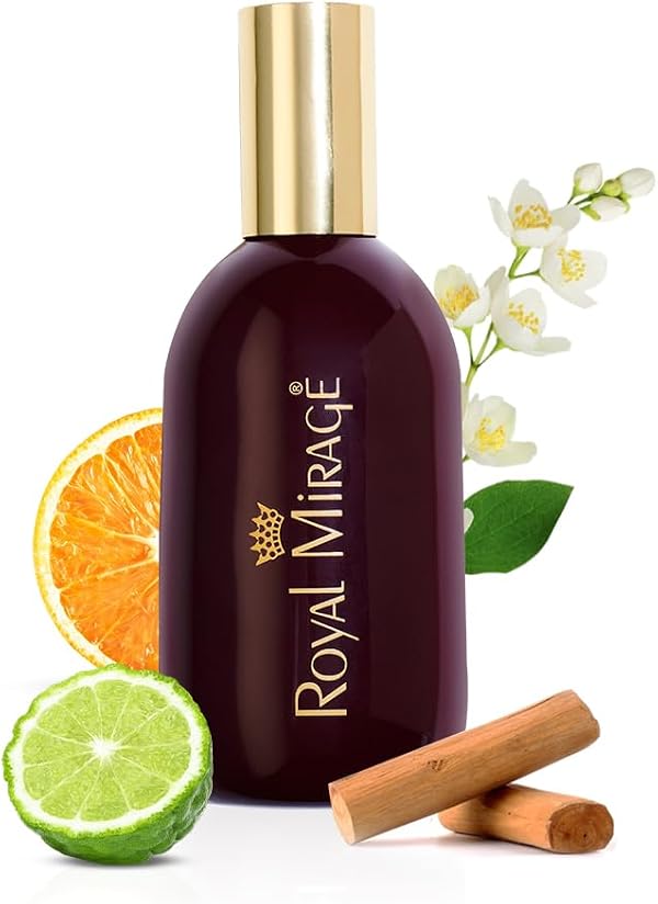 Royal Mirage Original Eau de Cologne | Classic & Timeless Fragrance | Lush Green, Jasmine & Patchouli Notes | Long-Lasting Scent | Perfect for Everyday Sophistication & Special Occasions | 120ml