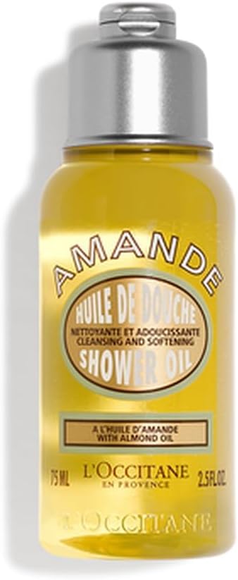 L'Occitane Cleansing & Softening Almond Shower Oil | Oil-to-Milky Lather | Softer Skin | Smooth Skin | Cleanse Without Drying | With Almond Oil