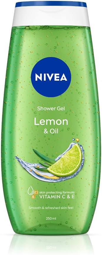 NIVEA Bath Care Lemon and Oil Shower Gel, 250ml