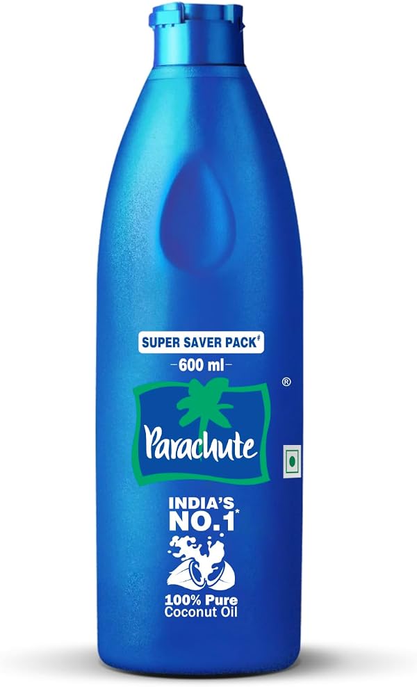 Parachute Coconut Oil Bottle, 600 ml