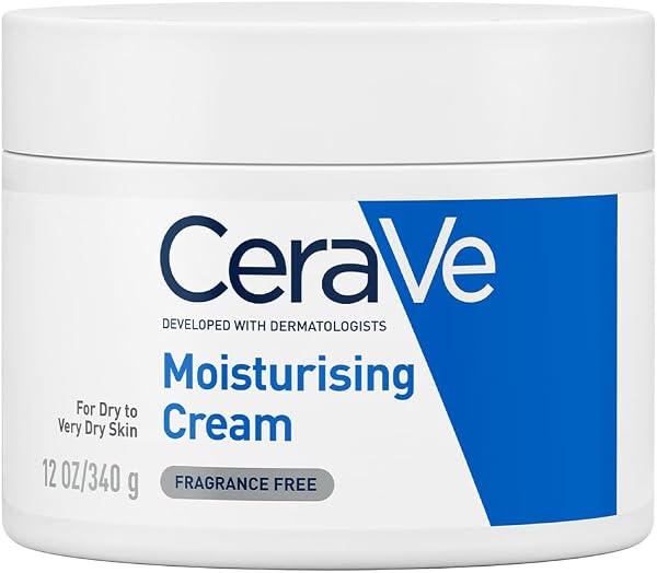 CeraVe Moisturizing Cream For Dry To Very Dry Skin (340gm) - Formulated with 3 Essential Ceramides And Hyaluronic Acid | Non-Comedogenic Moisturizer For Face and Body