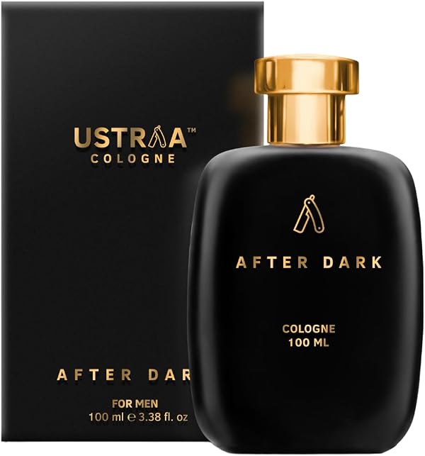 Ustraa After Dark Cologne - 100ml - Perfume for Men | Rich with Saffron, Oudh and Musky notes | Suitable for night occasions | Masculine, Long-lasting fragrance
