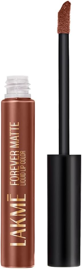 Lakmé Forever Matte Liquid Lip Colour, Nude Twist, 5.6 ml