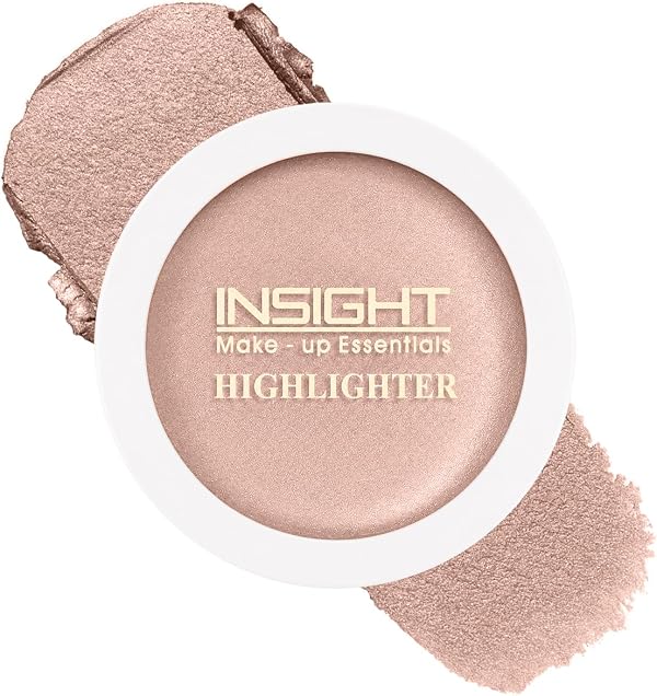 INSIGHT Highlighter for Face & Body - Cosmic Power | Glitter Shimmer Makeup | Creamy, Lightweight, Easy to Blend, Long-Lasting Glow | 3.5g