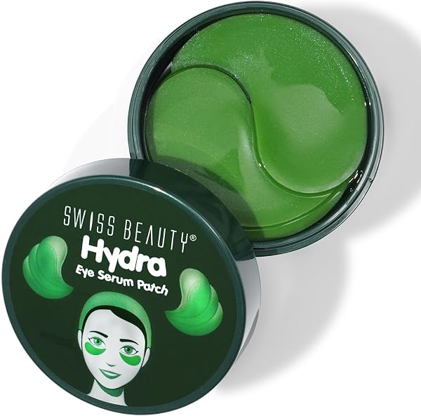 Swiss Beauty Hydra Anti Wrinkle Eye Serum Patch| Treats Dark Circles, Fine Lines And Wrinkles | Enriched With Collagen And Aloe Vera Extract | Shade- 01 Aloevera, 60 Pcs