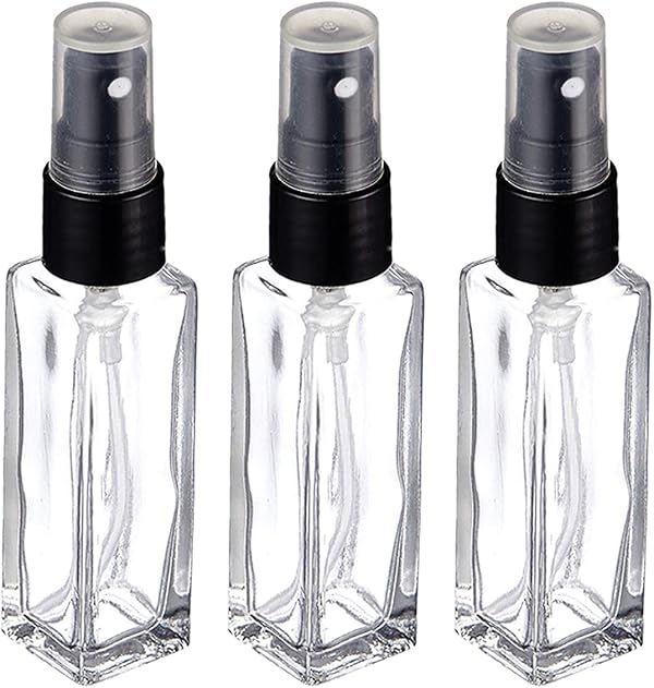 nsb herbals Refillable Perfume Clear Glass Bottles With Spray Pump For Perfume Essential Oils Aromatic Water Blend 8 ml (3)