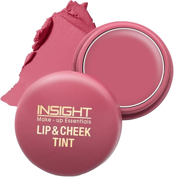 INSIGHT Lip & Cheek Tint - Strawberry Summer (3 g) | Matte Finish | With Vitamin E | Long-Lasting, Lightweight Multipurpose Tint for Lips & Cheeks | Smooth Application | All Skin Types