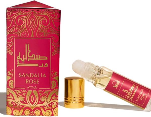 Sandalia Rose Attar Oil by Dukhni | 6ml Original Rose & Sandal Unisex Attar