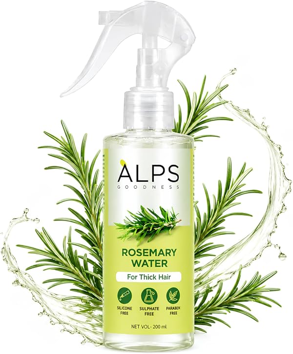 Alps Goodness Rosemary Water Spray For Hair Growth (200 ml) | Hair Spray for Regrowth | Adds Shine | Reduces Hairfall |20% Minoxidil | With 5% Salicylic Acid Prevents Dandruff