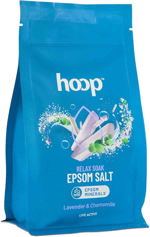 hoop Epsom Salt Lavender & Chamomile | Epsom Salt for Foot Soak | 400g