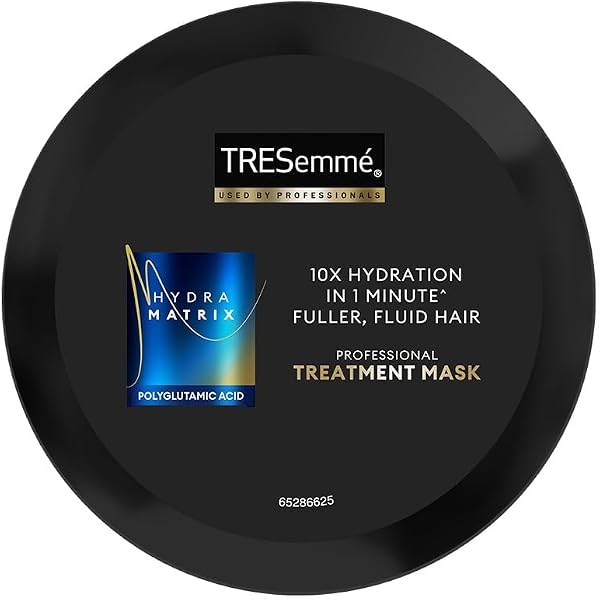TRESemme Hydra Matrix Hair Mask 100ml with Polyglutamic Acid | Deep Hydration Treatment for 100H of Fluid Hair | Paraben Free Mask for Dry Frizzy Hair