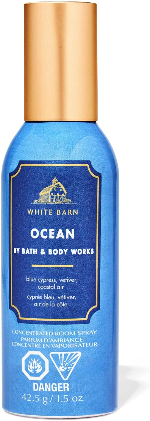 Bath & Body Works Ocean Fragrant Room Sprays | 42.5 g /1.5 oz | Fragrance - Fresh & Clean | Gender - Unisex