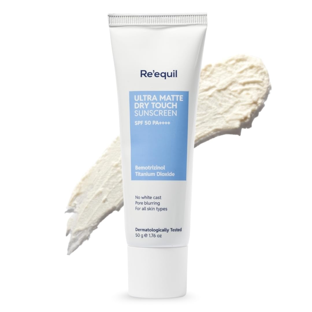 Re'equil Ultra Matte Dry Touch Sunscreen Gel SPF 50 PA+++ (50g)