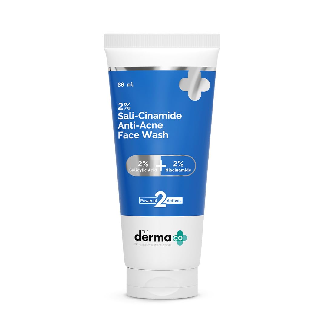 The Derma Co Sali-Cinamide Anti-Acne Face Wash (80ml)