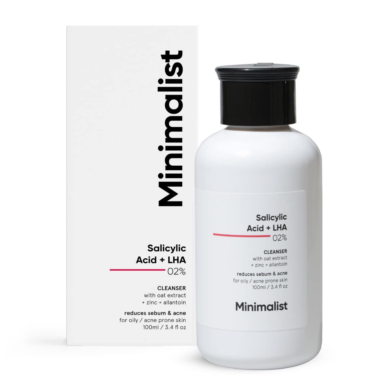 Minimalist Anti-Acne Salicylic Acid 2% Face Wash (100ml)