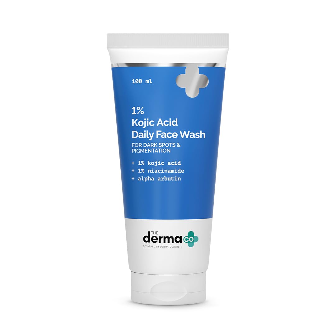 The Derma Co 1% Kojic Acid Face Wash with Niacinamide & Alpha Arbutin (100ml)