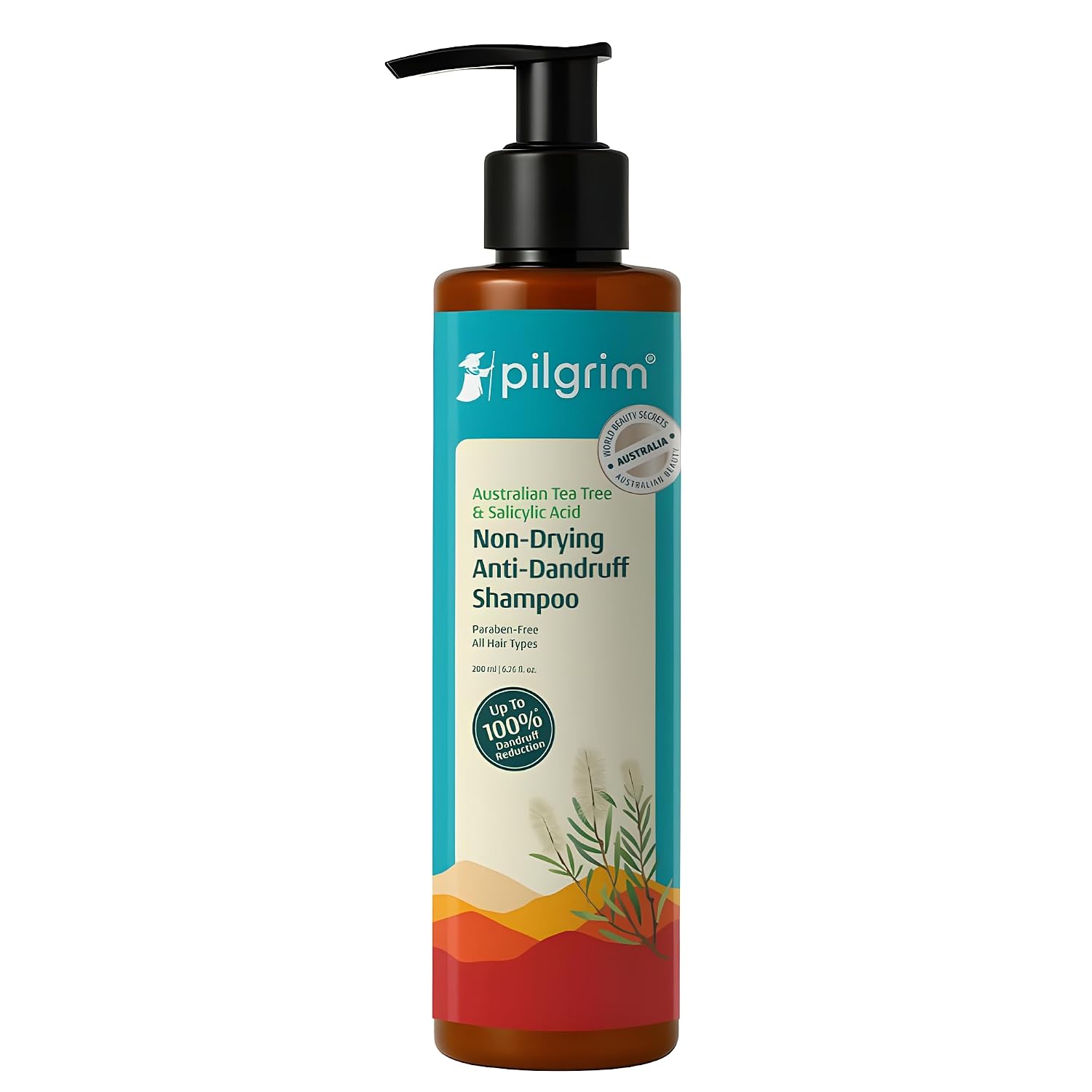 Pilgrim Australian Tea Tree Non-Drying Anti-Dandruff Shampoo (200ml)